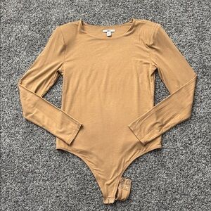 NWOT Bar lll Long Sleeve Bodysuit Top Size M